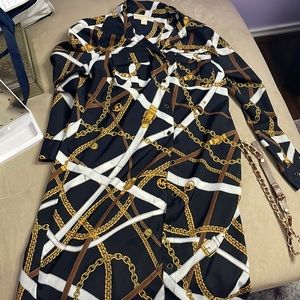 Micheal Kors chain printed dress